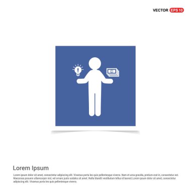 fikir simgesi olan adam