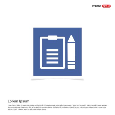 dosya ve kurşun kalem simgesini