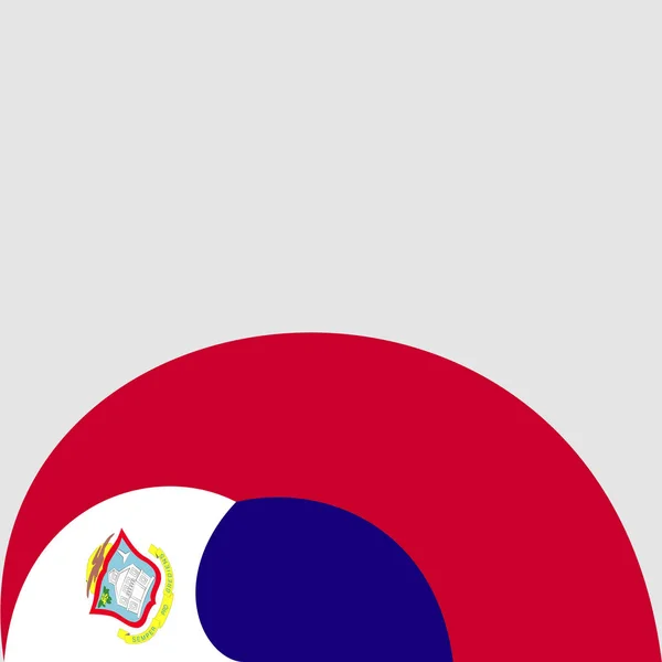 Vlag van de ontwerpsjabloon — Stockvector