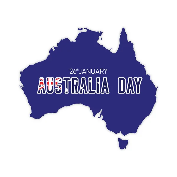 Australie icône de carte — Image vectorielle