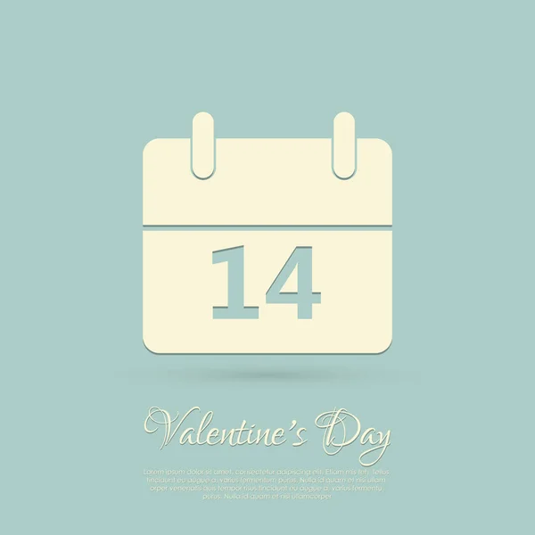 Tarjeta de San Valentín — Vector de stock