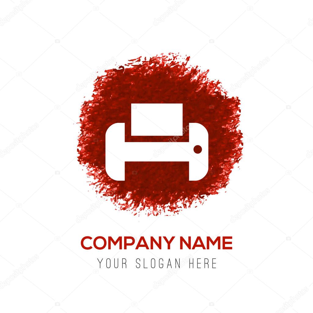 Office printer icon. vector illustration