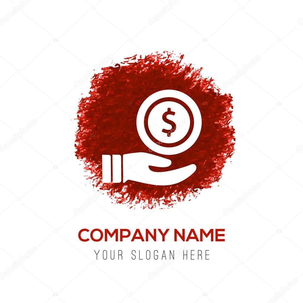 Business logo with Dollar Money Icon vector illustration