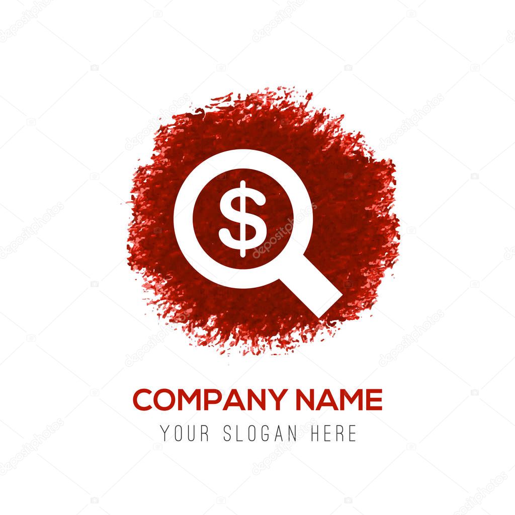Business logo with Dollar Money Icon vector illustration
