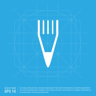 Düz tasarım kalem simgesi