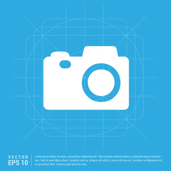 Foto camera pictogram — Stockvector