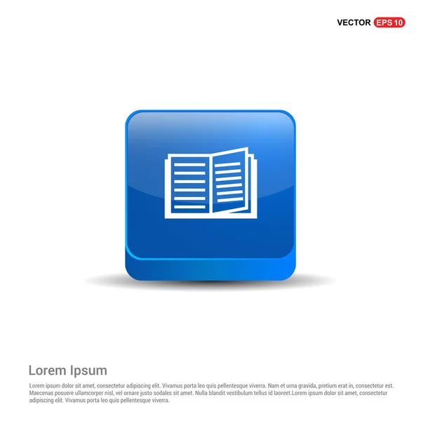 Business logo platta ikonen — Stock vektor