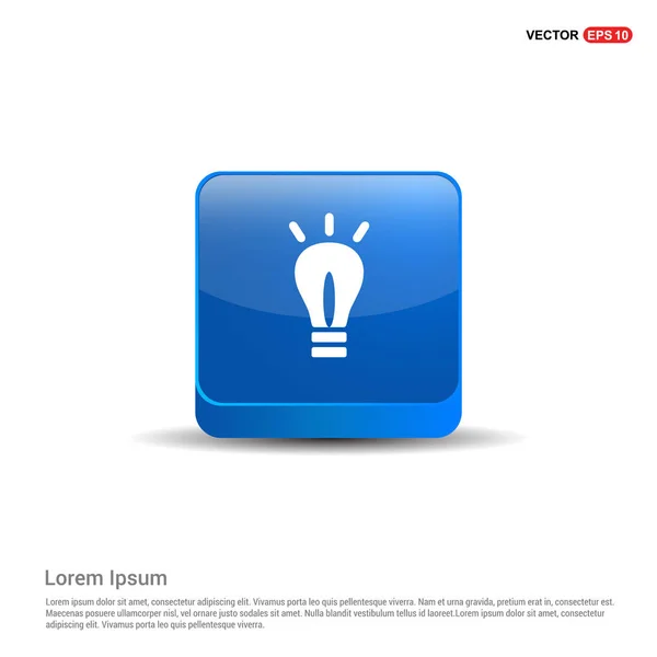 Ljus lampa ikonen — Stock vektor