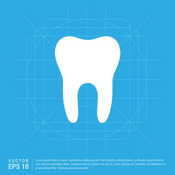 Ząb medycznych ikona — Wektor stockowy