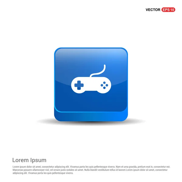 Juego joystick icono — Vector de stock