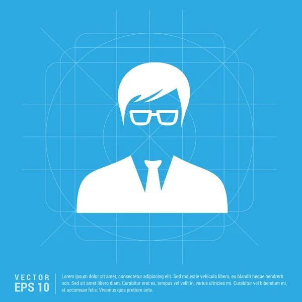 Icono de usuario avatar — Vector de stock