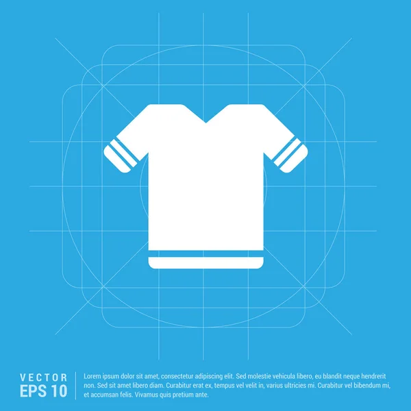 Camiseta Icono plano — Vector de stock