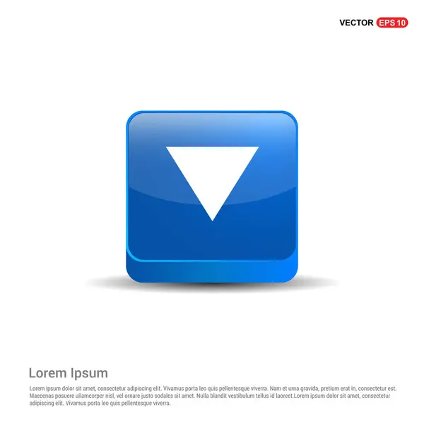 Business logo platta ikonen — Stock vektor