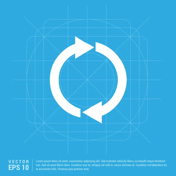 Ícone de setas circulantes — Vetor de Stock