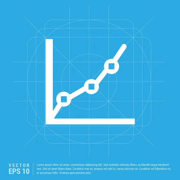 Icône graphique d'entreprise — Image vectorielle