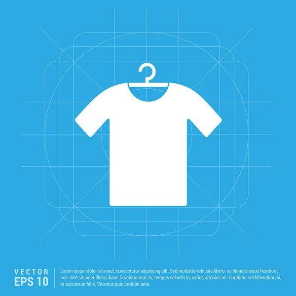 T-Shirt επίπεδη εικόνα — Διανυσματικό Αρχείο
