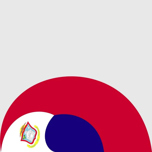 Vlag van de ontwerpsjabloon — Stockvector