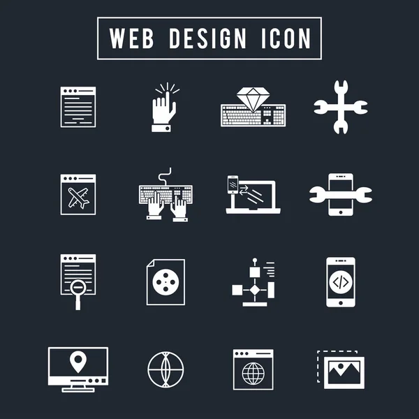 Sada webových ikon — Stockový vektor