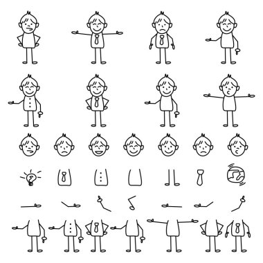 Çocuk karakter koleksiyonu