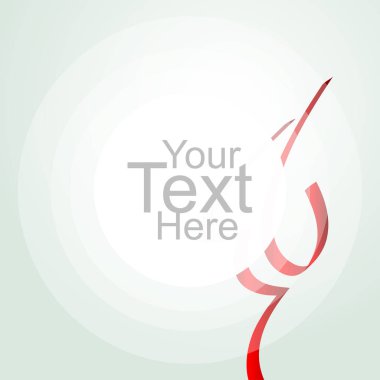 dalgalı çizgi deseni ile şablonu