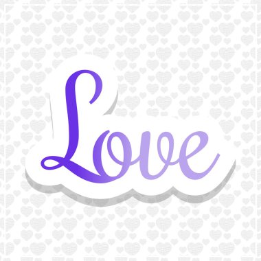 Sevgililer günü tebrik kartı