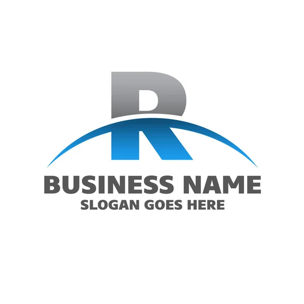 R letter logo template — Stock Vector