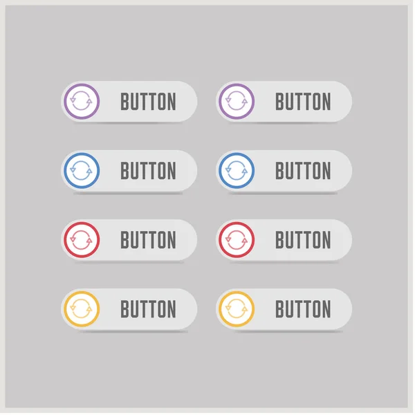 Set Reload buttons — Stockvector