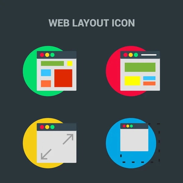 Set windows programmasymbolen — Stockvector