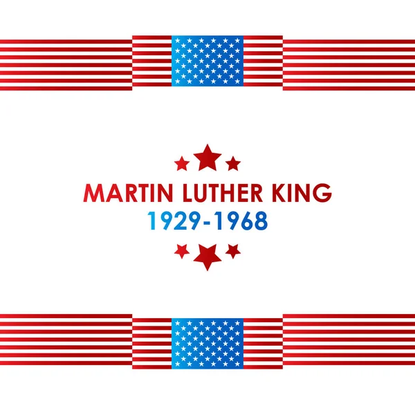 Martin Luther King Day Card — Stock Vector