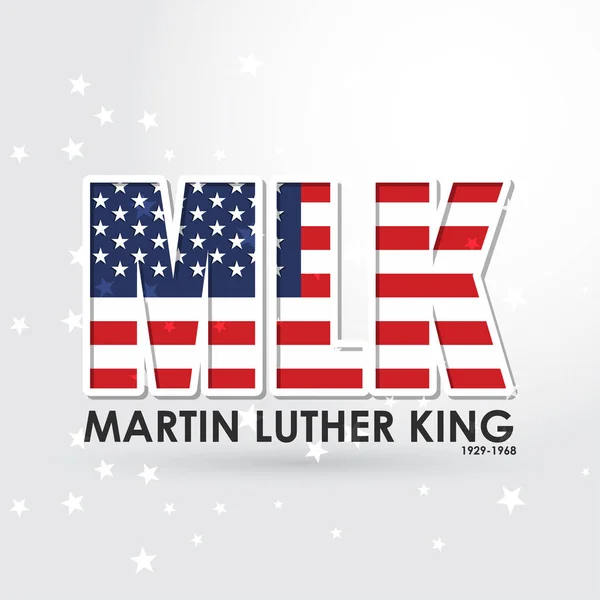 Martin Luther King Day Card — Stock Vector