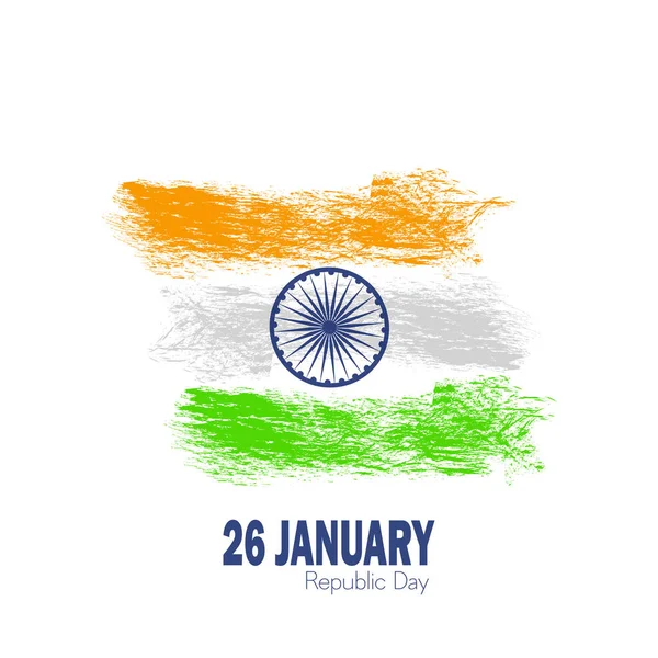 Índia República Dia cartão —  Vetores de Stock