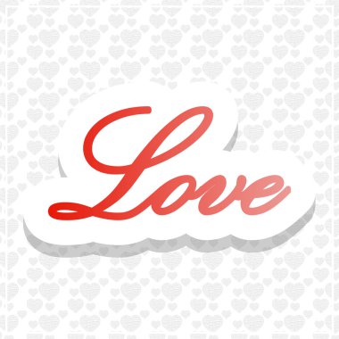 Sevgililer günü tebrik kartı