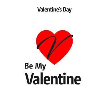 Sevgililer günü tebrik kartı kırmızı kalp