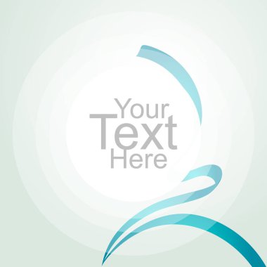 dalgalı çizgi deseni ile şablonu