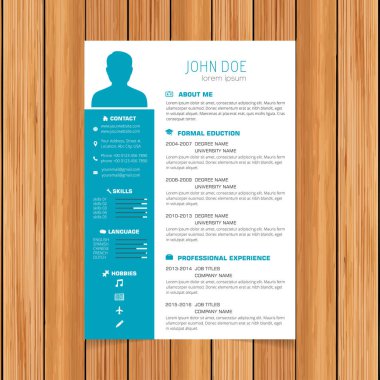 İş başvuruları için özgeçmiş şablonu