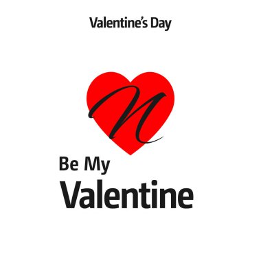 Sevgililer günü tebrik kartı kırmızı kalp