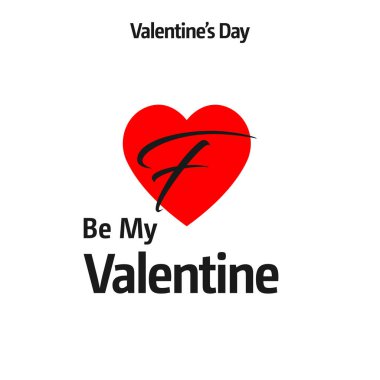 Sevgililer günü tebrik kartı kırmızı kalp