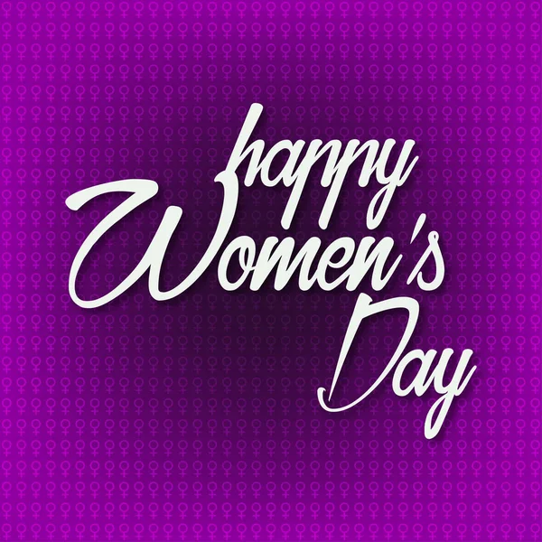 Carte de vœux Happy Women's Day — Image vectorielle