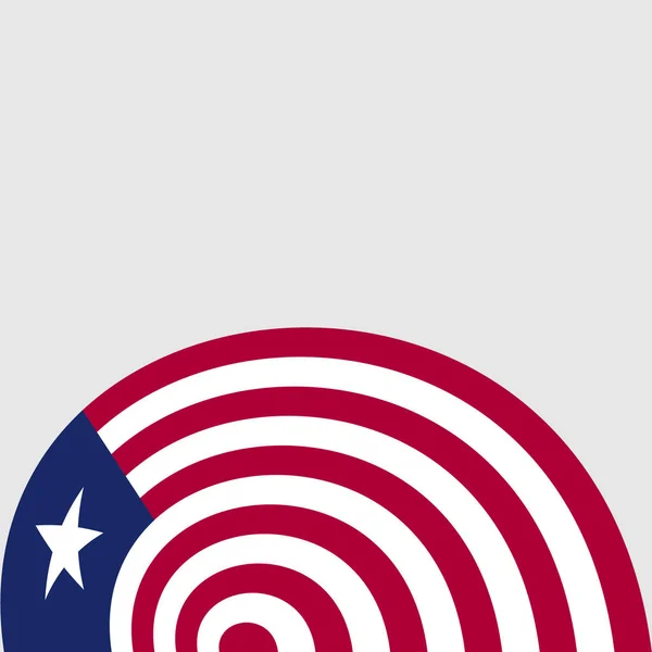 National flag logo — Stock Vector