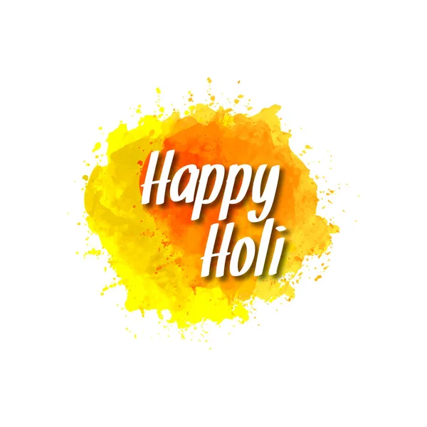 Happy Holi přání — Stockový vektor