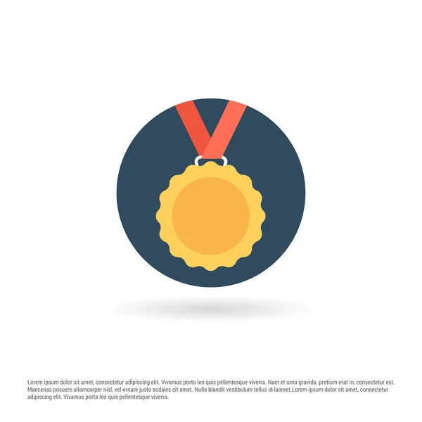 Медаль премії значок — стоковий вектор