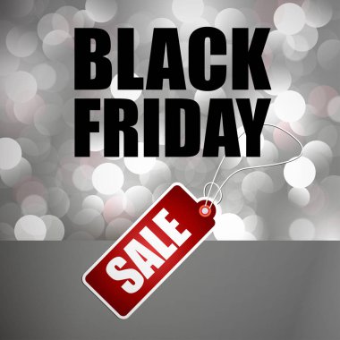 siyah Cuma satış afiş