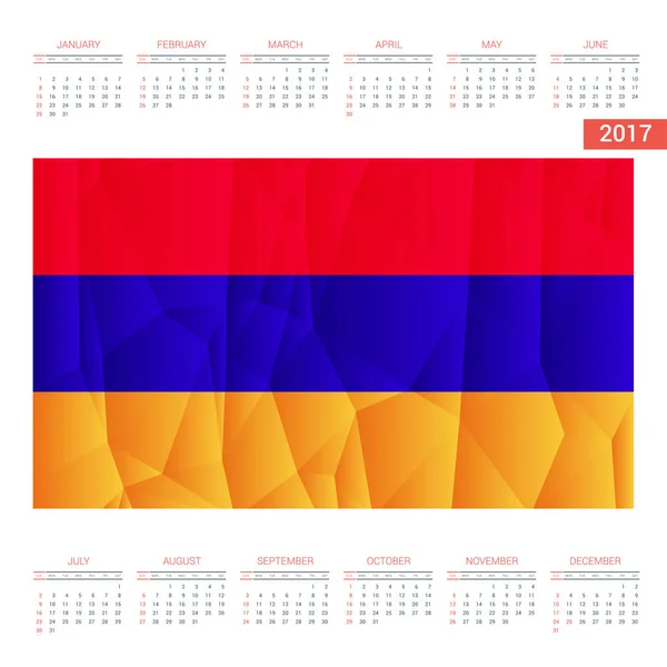 Kalender mit wehender Fahne — Stockvektor