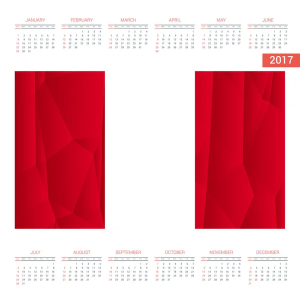 Calendario con bandera ondeante — Vector de stock