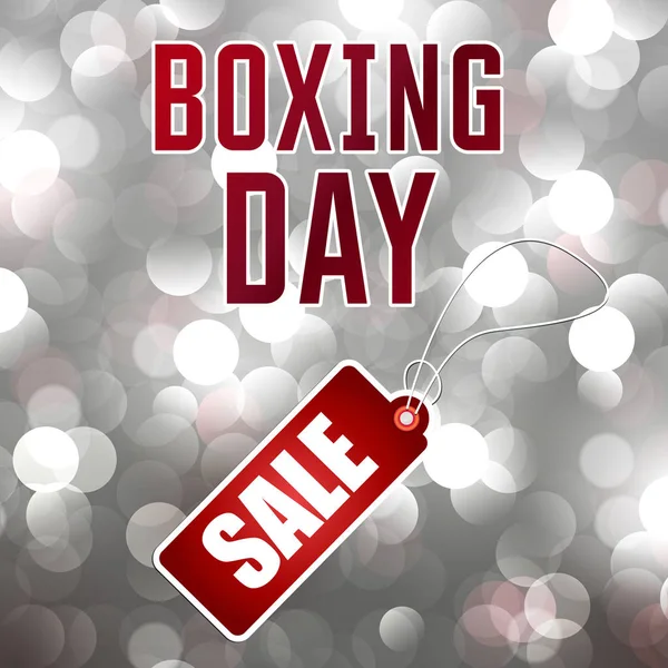 Banner of boxing day sale — Stock Vector