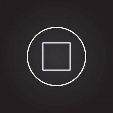 ortam dur işareti simgesi 