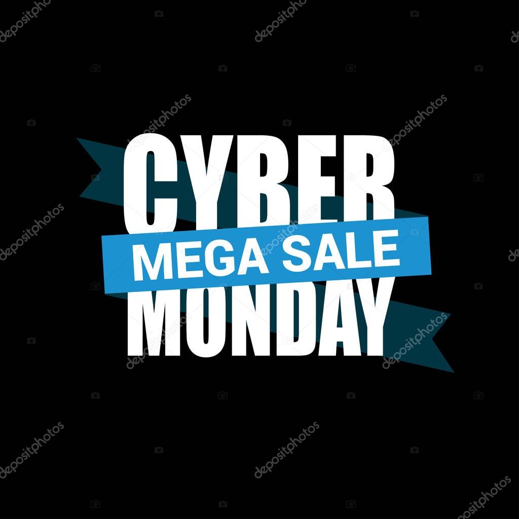 banner of cyber monday sale