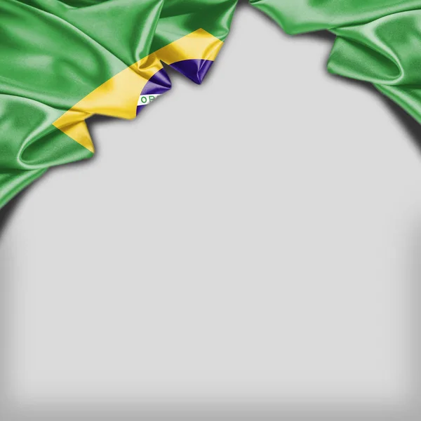 Brazil national flag logo — Stock Photo, Image