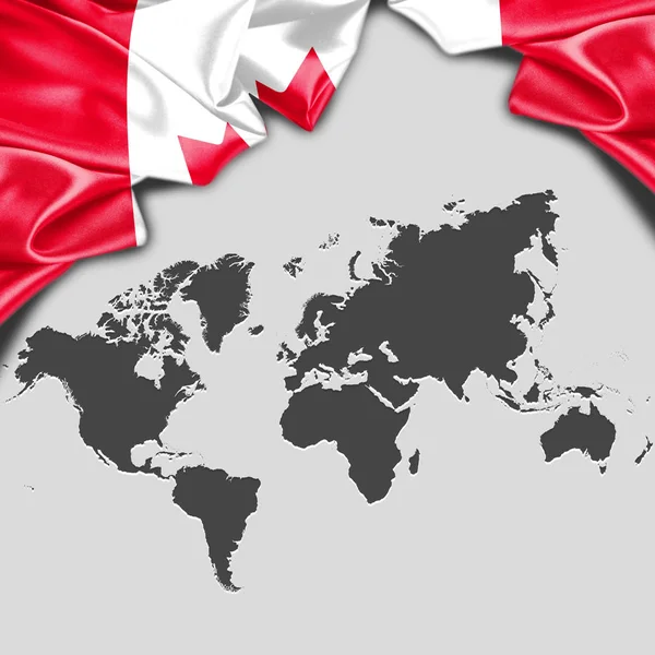 Флаг Канады Стоковое Изображение