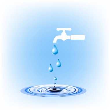 World Water Day card clipart